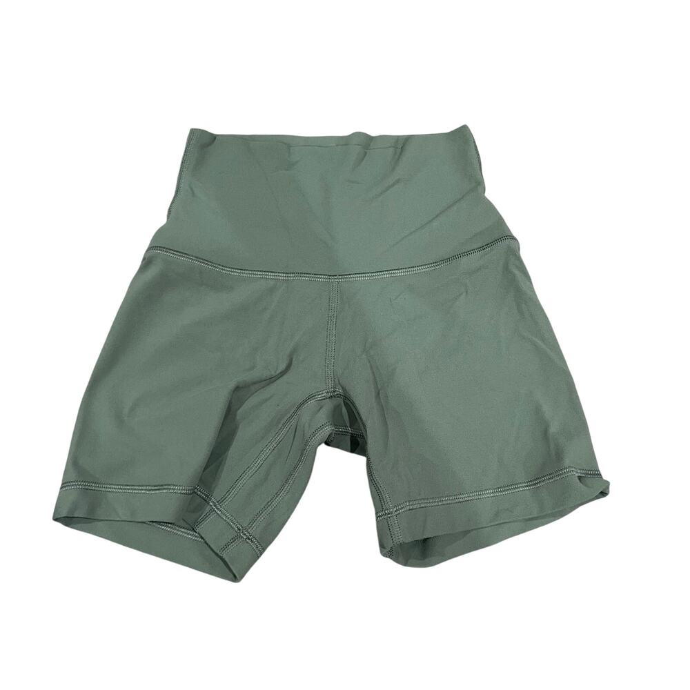 Aritzia Golden Green Sage Biker Shorts Size 00